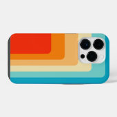 Coque Pour iPhone 14 Plus 70s Square Rainbow (Verso Horizontal)