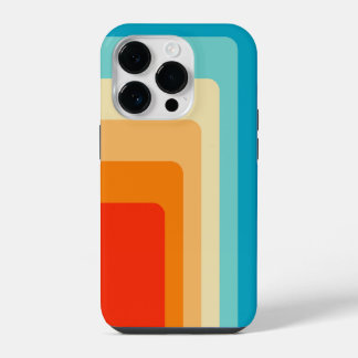 Coque Pour iPhone 14 Plus 70s Square Rainbow