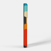 Coque Pour iPhone 14 Plus 70s Square Rainbow (Côté droit)