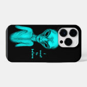 Coque Pour iPhone 14 Plus Alien, je veux croire (Verso Horizontal)
