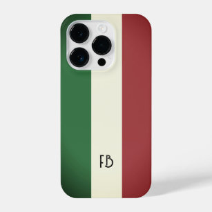 Coque Pour iPhone 14 Plus Ancien drapeau italien vintage d'Italie monogramme