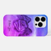 Coque Pour iPhone 14 Plus Angel Eros in Love (Verso Horizontal)