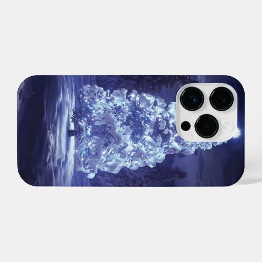 Coque Pour iPhone 14 Plus Arbre de Noël (Verso Horizontal)