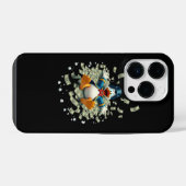 Coque Pour iPhone 14 Plus Argent Plongée Delft Téléphone Case (Verso Horizontal)