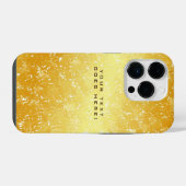 Coque Pour iPhone 14 Plus Arrière - plan couleur or spécial unique clair (Verso Horizontal)