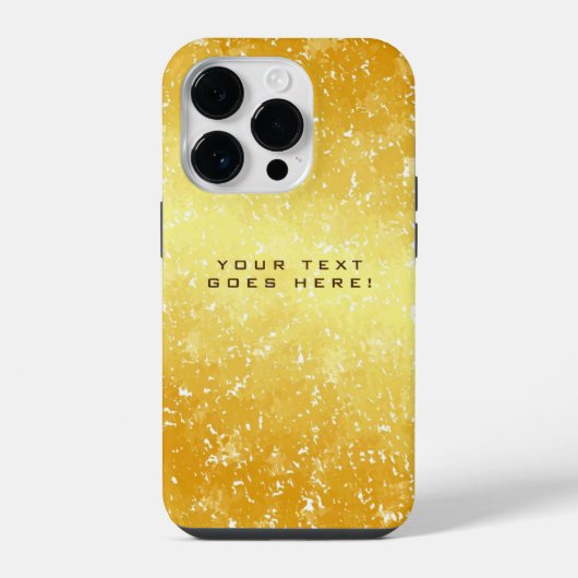 Coque Pour iPhone 14 Plus Arrière - plan couleur or spécial unique clair (Verso)