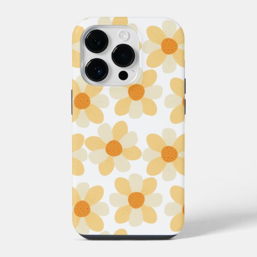 Coque Pour iPhone 14 Plus Art Boho Daisy (Verso)