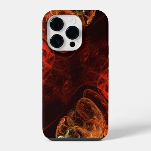 Coque Pour iPhone 14 Plus Art fractal abstrait moderne de métamorphose énerg (Verso)