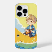 Coque Pour iPhone 14 Plus Banane vacances de poisson (Verso)