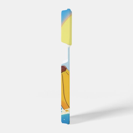 Coque Pour iPhone 14 Plus Banane vacances de poisson (Côté droit)