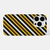 Coque Pour iPhone 14 Plus Bandes arc-en-ciel blanc jaune (Verso Horizontal)