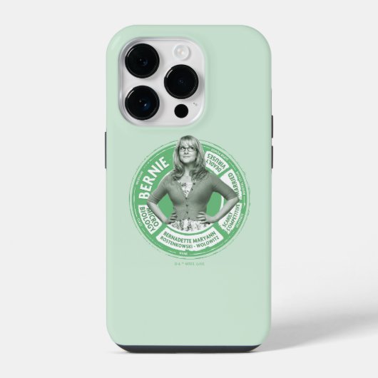 Coque Pour iPhone 14 Plus Bernadette Info Graphique (Verso)