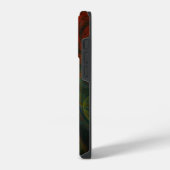 Coque Pour iPhone 14 Plus Bleu de renaissance Art Abstrait (Côté gauche)