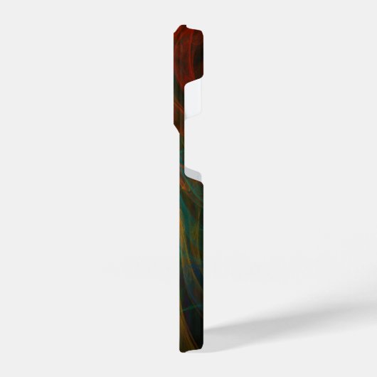 Coque Pour iPhone 14 Plus Bleu de renaissance Art Abstrait (Côté gauche)