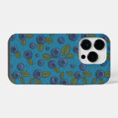 Coque Pour iPhone 14 Plus Bleus sur bleu (Verso Horizontal)