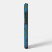 Coque Pour iPhone 14 Plus Bleus sur bleu (Côté gauche)