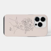 Coque Pour iPhone 14 Plus Boho Abstrait Simple Line Art, Boho Chic (Verso Horizontal)