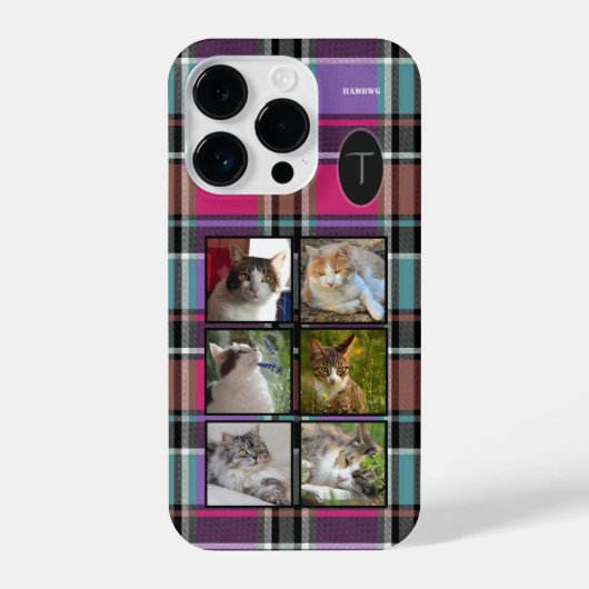 Coque Pour iPhone 14 Plus Boîtier de téléphone portable photo - Plaid - HAMb (Verso)