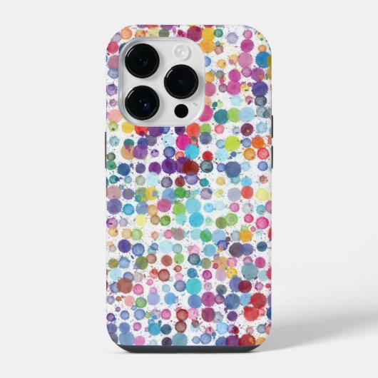 Coque Pour iPhone 14 Plus Boîtier téléphonique Pixel Pointe Polka (Verso)