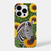 Coque Pour iPhone 14 Plus Boîtier téléphonique Zebra Et Sunflower (Verso)