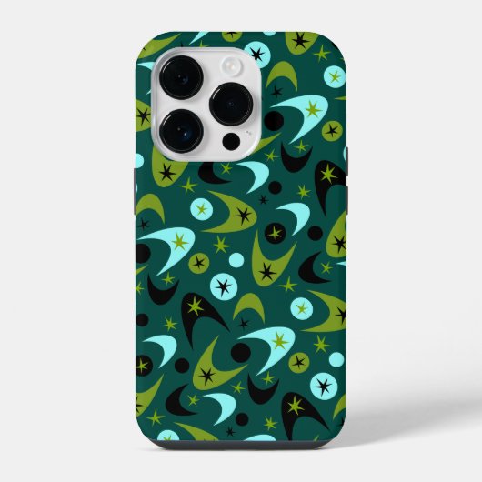 Coque Pour iPhone 14 Plus Boomerangs rétro (Verso)