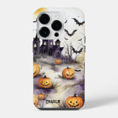 Coque Pour iPhone 14 Plus Cadeau téléphonique Halloween personnalisable, Sai (Verso)