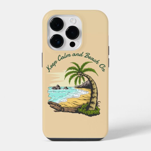 Coque Pour iPhone 14 Plus Calme et plage (Verso)