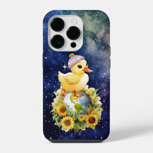 Coque Pour iPhone 14 Plus Canard dans les couleurs du drapeau transgenre Béa