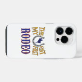 Coque Pour iPhone 14 Plus Ce n'est pas mon premier Rodeo (Verso Horizontal)