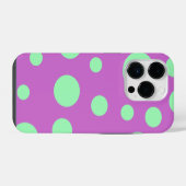 Coque Pour iPhone 14 Plus Cercles et points personnalisables (Verso Horizontal)