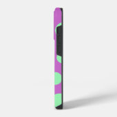 Coque Pour iPhone 14 Plus Cercles et points personnalisables (Côté gauche)