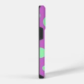 Coque Pour iPhone 14 Plus Cercles et points personnalisables (Côté droit)