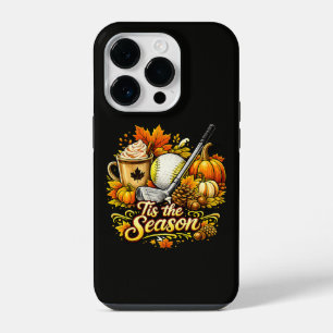 Coque Pour iPhone 14 Plus C'est la saison Café épicé à la citrouille de golf