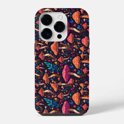 Coque Pour iPhone 14 Plus Champignon Psychédélique (Verso)