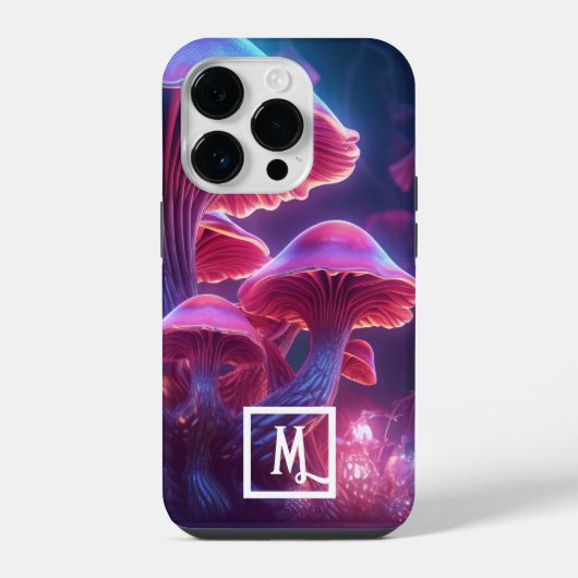 Coque Pour iPhone 14 Plus Champignons Imaginaires (Verso)