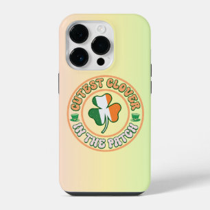 Coque Pour iPhone 14 Plus Charme de la Saint-Patrick, le trèfle le plus mign