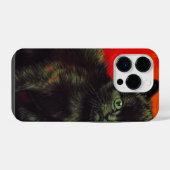 Coque Pour iPhone 14 Plus Chaton noir de Van Gogh (Verso Horizontal)