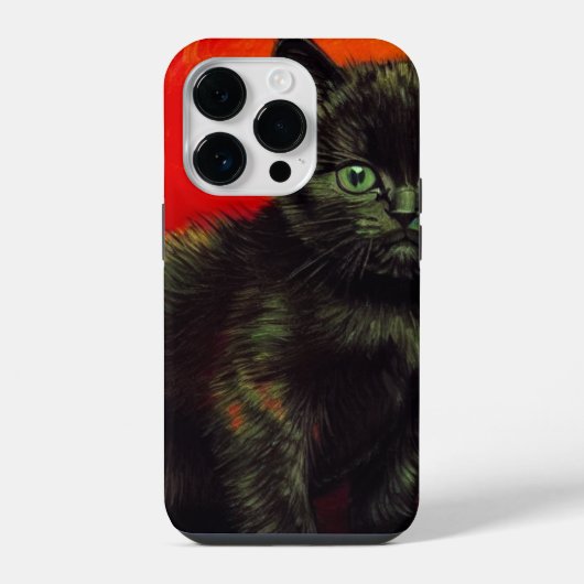 Coque Pour iPhone 14 Plus Chaton noir de Van Gogh (Verso)