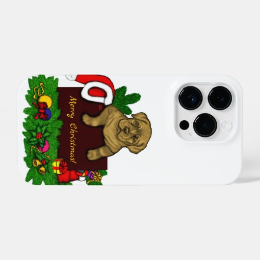 Coque Pour iPhone 14 Plus Chiffre XMas (Verso Horizontal)