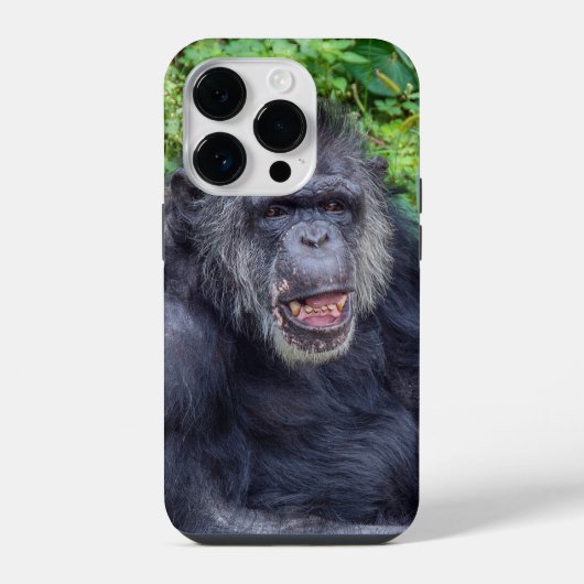 Coque Pour iPhone 14 Plus Chimpanzé gros (Verso)