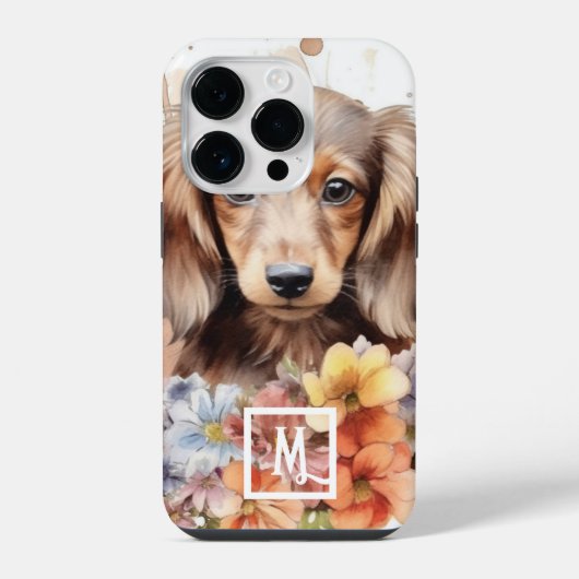 Coque Pour iPhone 14 Plus Chiot Mignon (Verso)