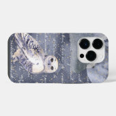 Coque Pour iPhone 14 Plus Chouette à neige (Verso Horizontal)