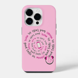 Coque Pour iPhone 14 Plus Citation de fille Bon goût en musique, mauvais goû