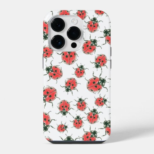 Coque Pour iPhone 14 Plus Coccinelles (Verso)