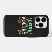Coque Pour iPhone 14 Plus Code Is Poetry : Unleash Your Programmer's Artistr (Verso Horizontal)