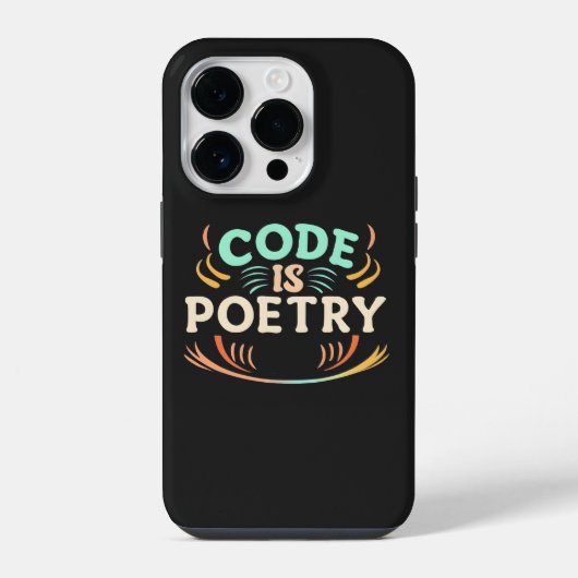 Coque Pour iPhone 14 Plus Code Is Poetry : Unleash Your Programmer's Artistr (Verso)