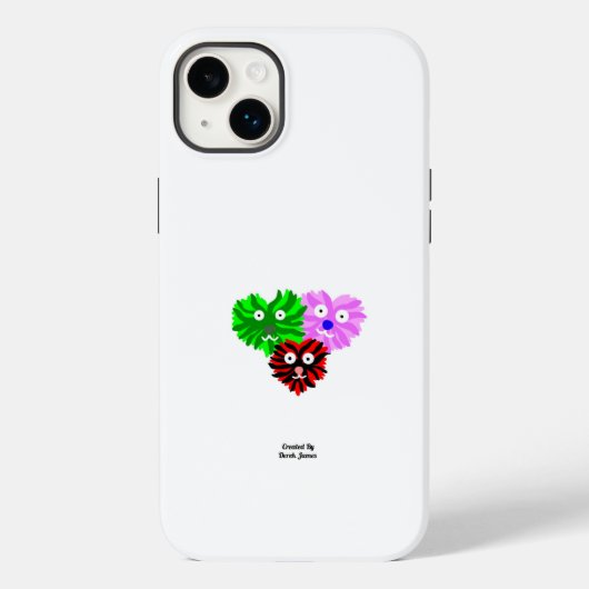 Coque Pour iPhone 14 Plus Coeur Fuzzies Apple iPhone 14 Plus Coque (Verso)