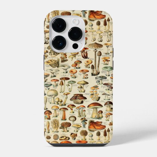 Coque Pour iPhone 14 Plus Collection de champignons   (Verso)