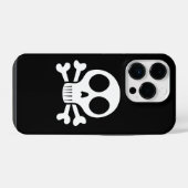 Coque Pour iPhone 14 Plus Conception de crâne de pirate (Verso Horizontal)