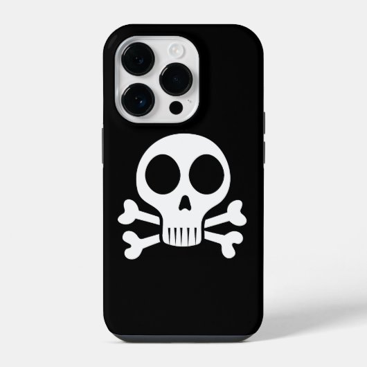 Coque Pour iPhone 14 Plus Conception de crâne de pirate (Verso)